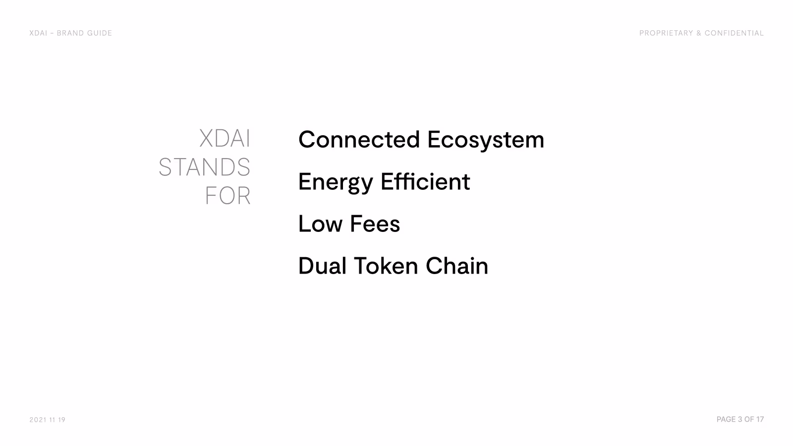 xDAI Brand Guide — page 3 of 17