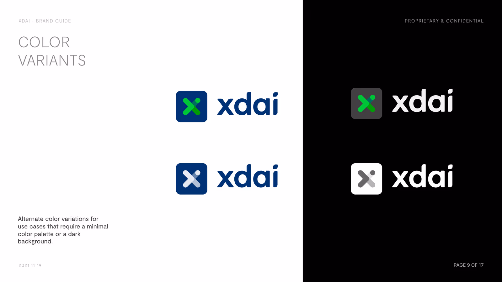 xDAI Brand Guide — page 9 of 17
